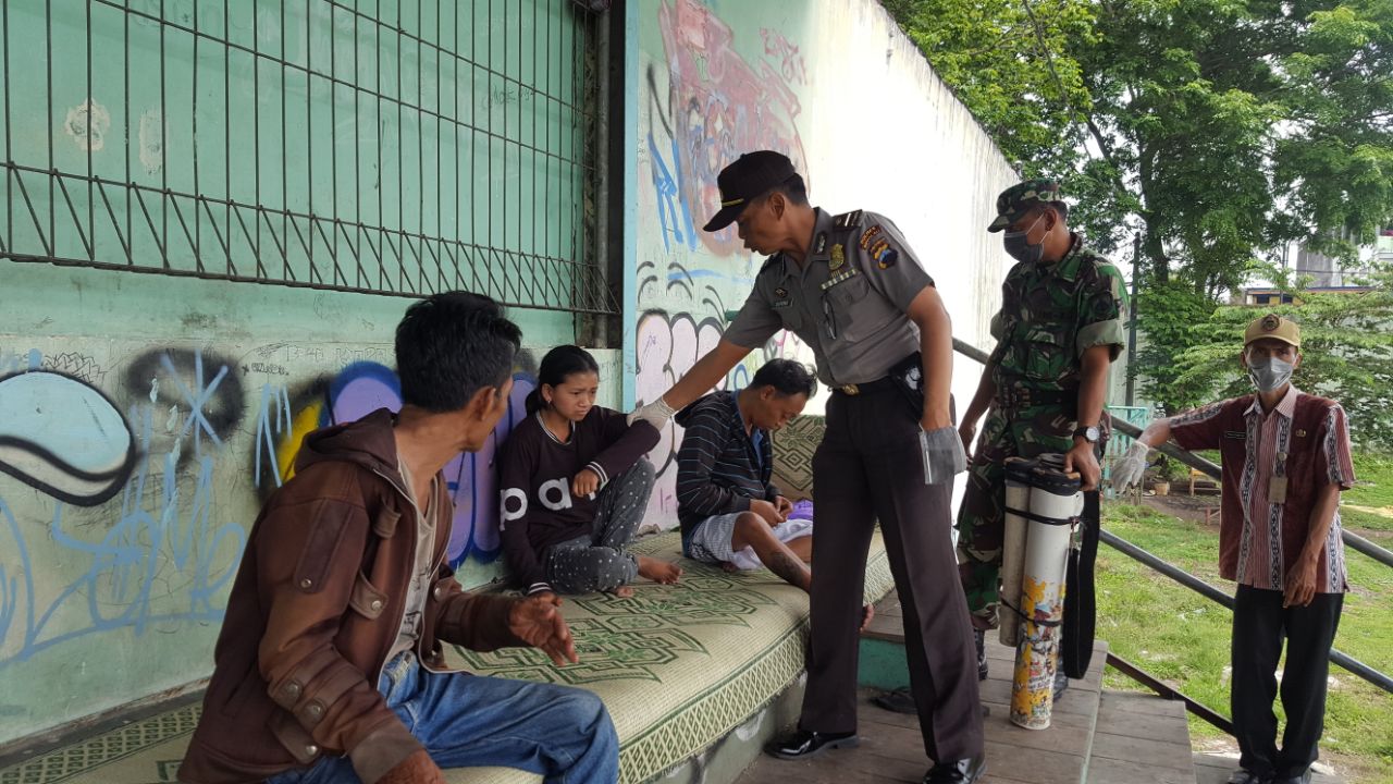 Enam Gelandangan Terjaring Razia Oleh Satuan Binmas Polres Boyolali