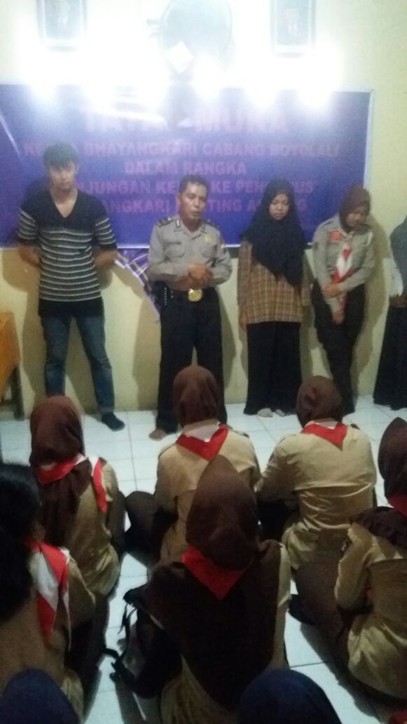 Wakapolsek Andong Terapkan Disiplin Saka Bhayangkara Dalam Merekrut Anggota Baru