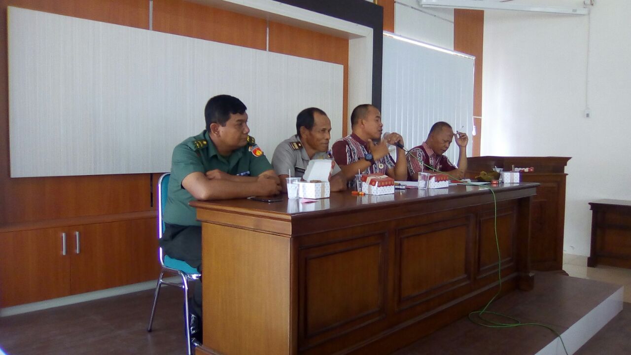 Waka Polsek Hadiri Rakor Kecamatan Sambi