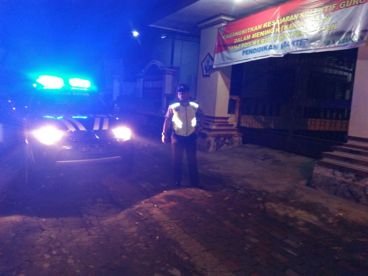 Blue Light Patrol Polsek Musuk, Cegah Terjadinya Gangguan Kamtibmas