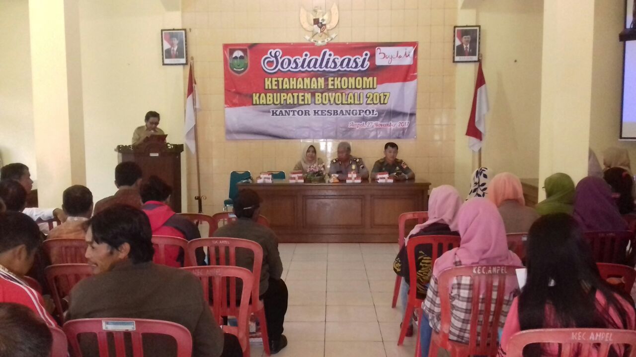 Sosialisasi Ketahan Ekonomi Kabupaten Boyolali