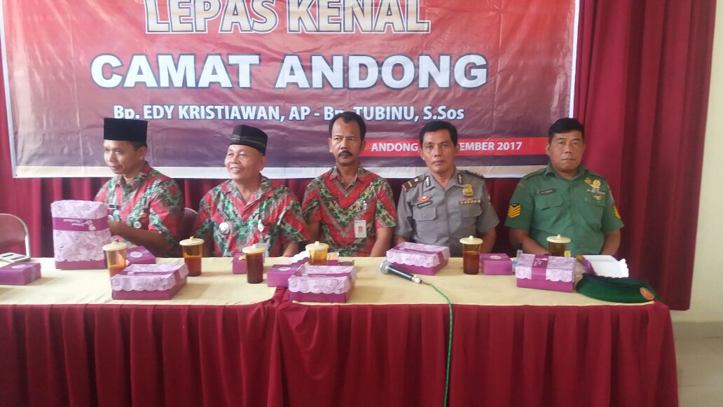 Lepas Kenal Camat Andong Sederhana