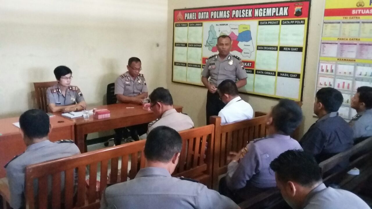 Kapolsek Ngemplak Pimpin Anev Dipa