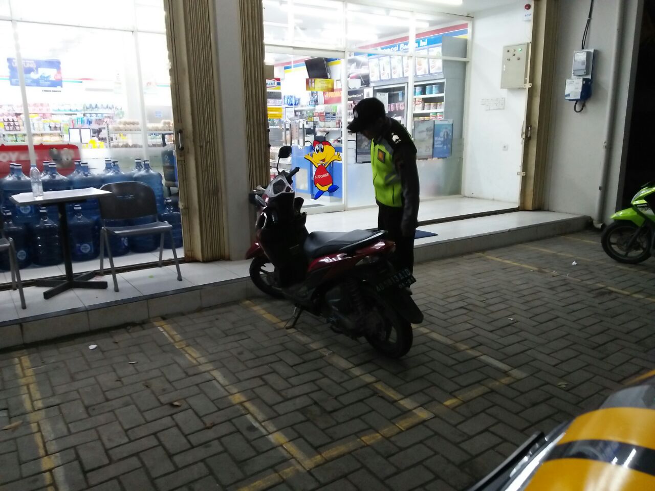 Motor Yang Kuncinya Tertingal Diamankan Brigadir Sihlawan Polsek Juwangi
