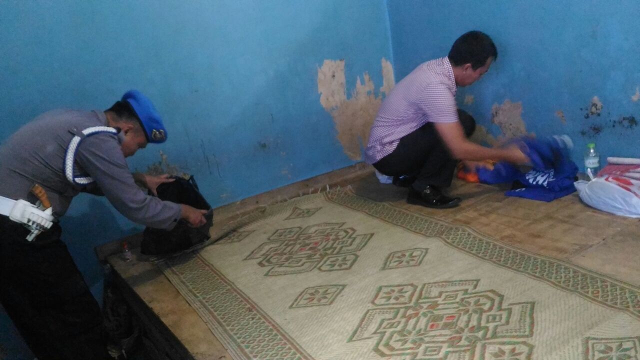 Piket Provos dan Paminal Polres Boyolali kontrol tahanan Polres Boyolali
