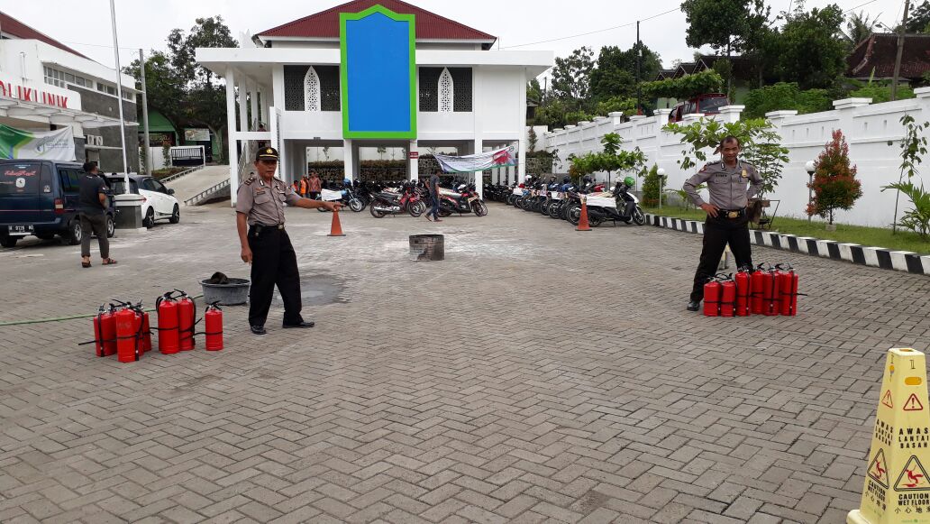 Wakapolsek Andong Ceking Lokasi In House Training RSUD Waras Wiris