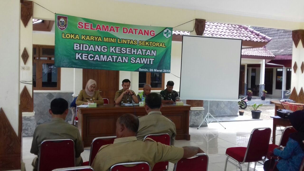 Rakor Kecamatan Sawit , Wakapolsek Paparkan Situasi Kamtibmas