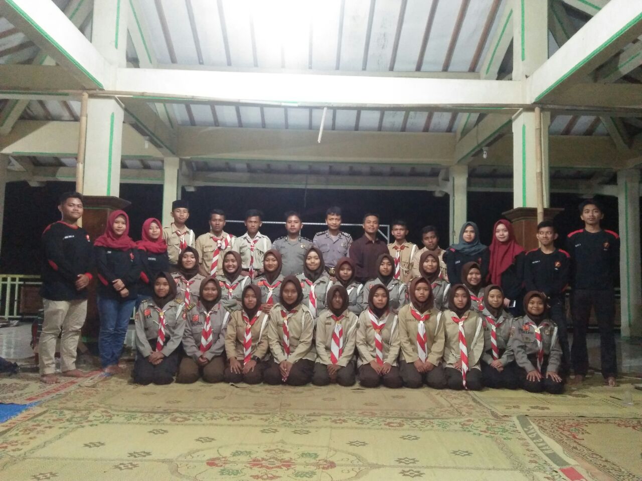 Pelantikan Saka Bhayangkara Polsek Andong