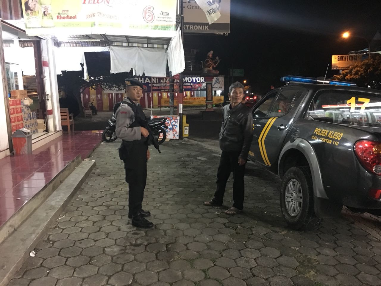 Kspk I Polsek Klego Kendalikan BLP di Malam Hari