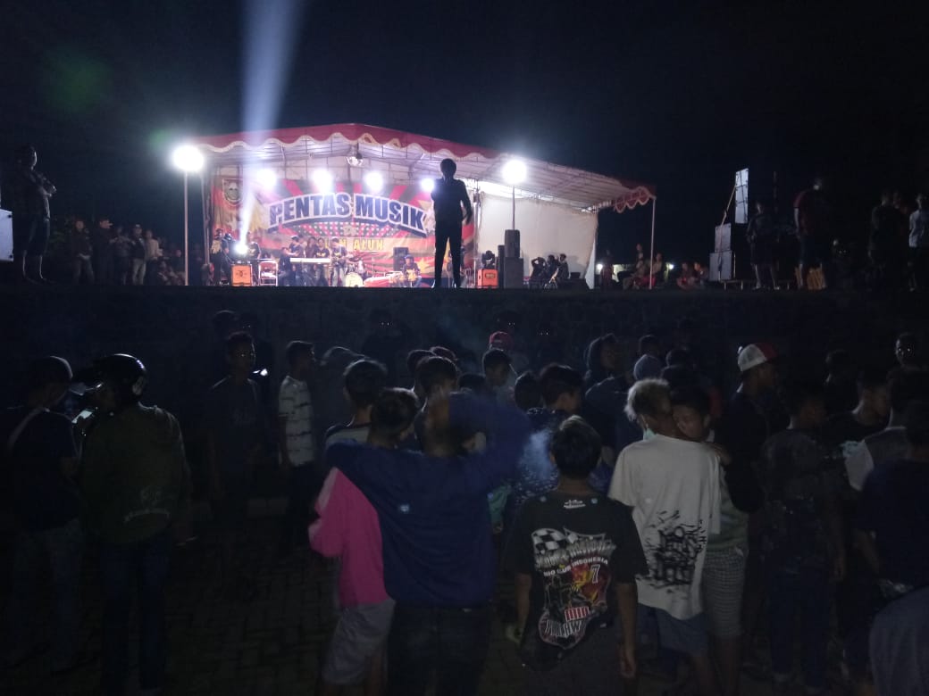 Pertunjukan Campursari Yellow Polisi Kerahkan Pengamanan