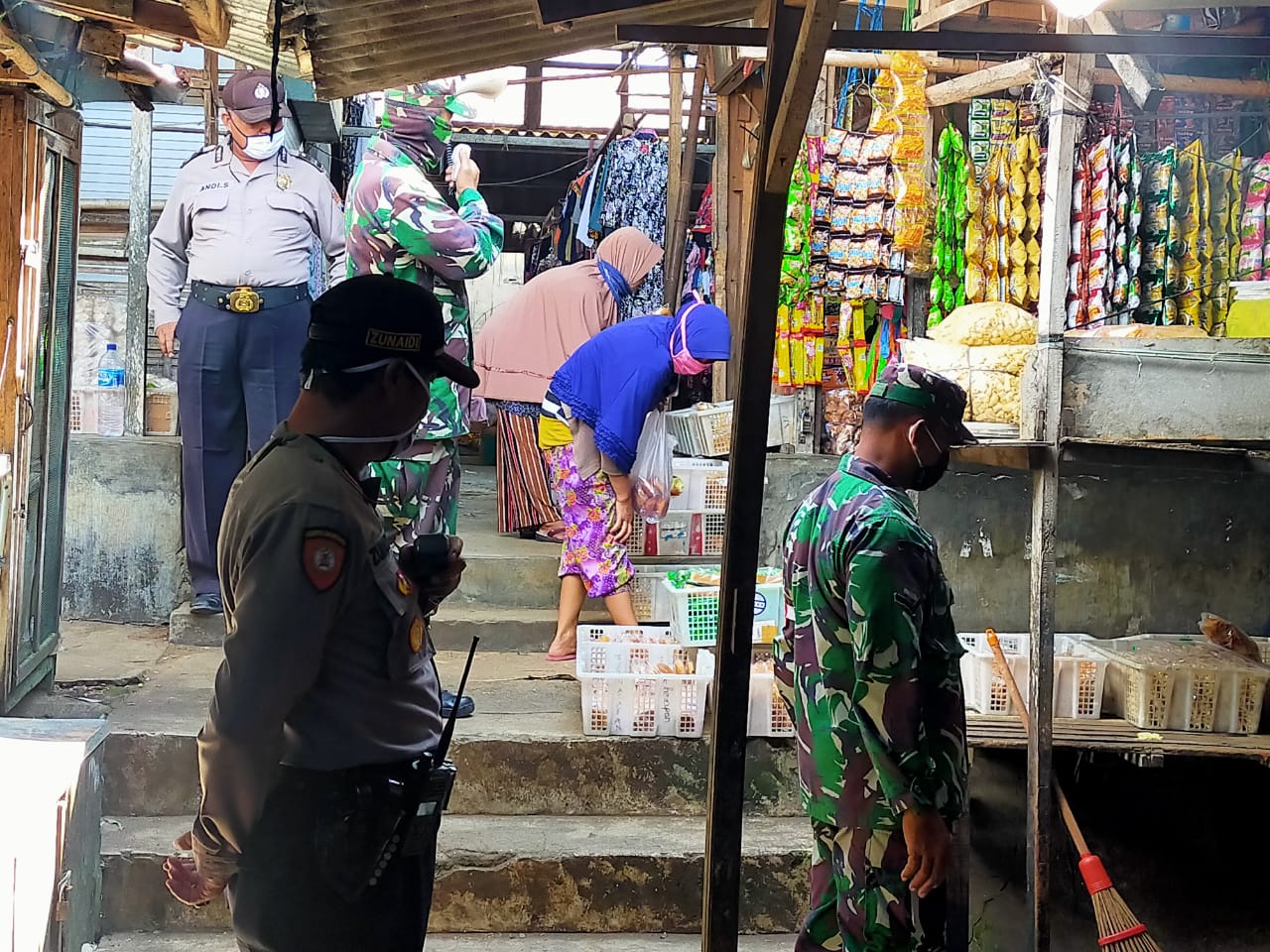 Polsek, Koramil Dan Puskesmas Andong Sinergi Menanggulangi Covid 19