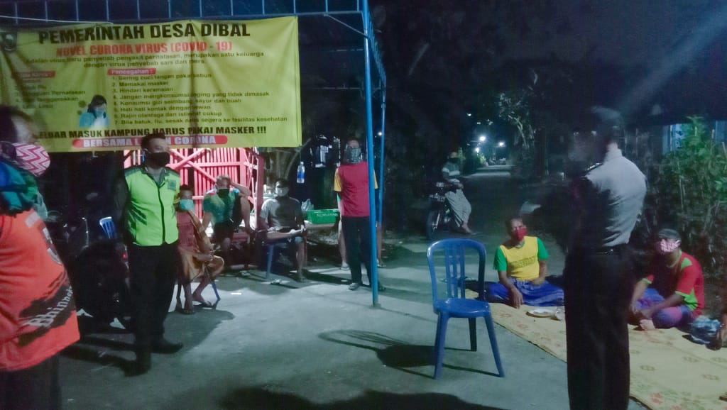 Patroli Gabungan Satgas Gugus Covid19 Kabupaten Boyolali di Wilayah Ngemplak