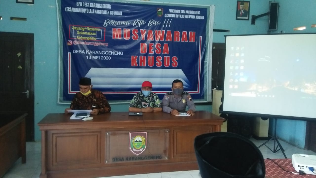 Bhabinkamtibmas hadiri  Musdes desa Binaan