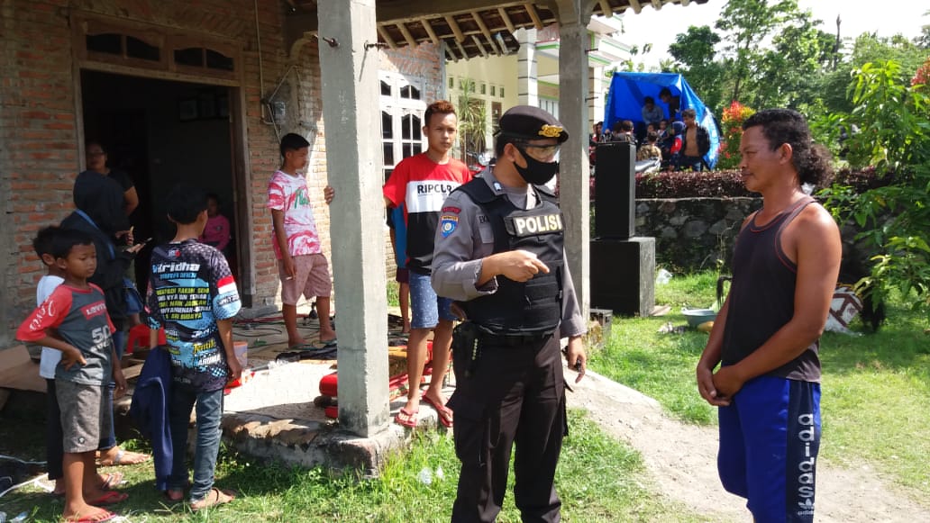 Quick Respon Polres Boyolali Disiplinkan Kerumunan Massa Di Tengah Masa Pandemi Covid-19