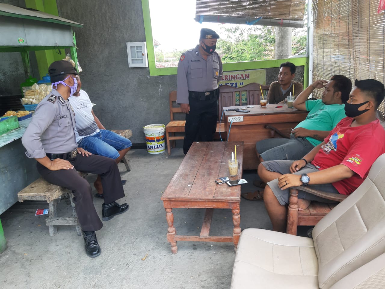 Patroli BLP Siang Jaga Situasi Kamtibmas Dan Himbau Warga Terkait Penggunaan Masker