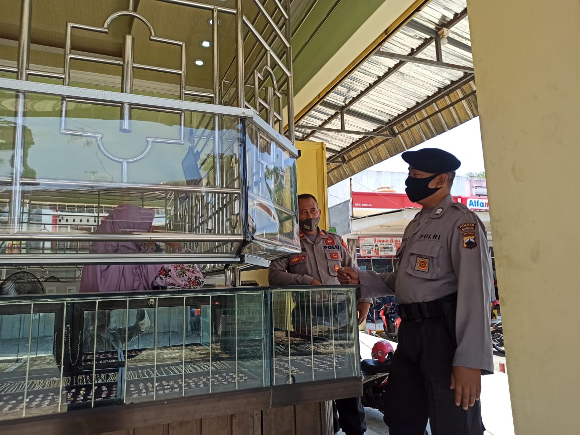 Polres Boyolali Melaui Kapolsek Klego Ajak Warga Turut Menjaga Stabilitas Kamtibmas Dan Terapkan Protokol Kesehatan