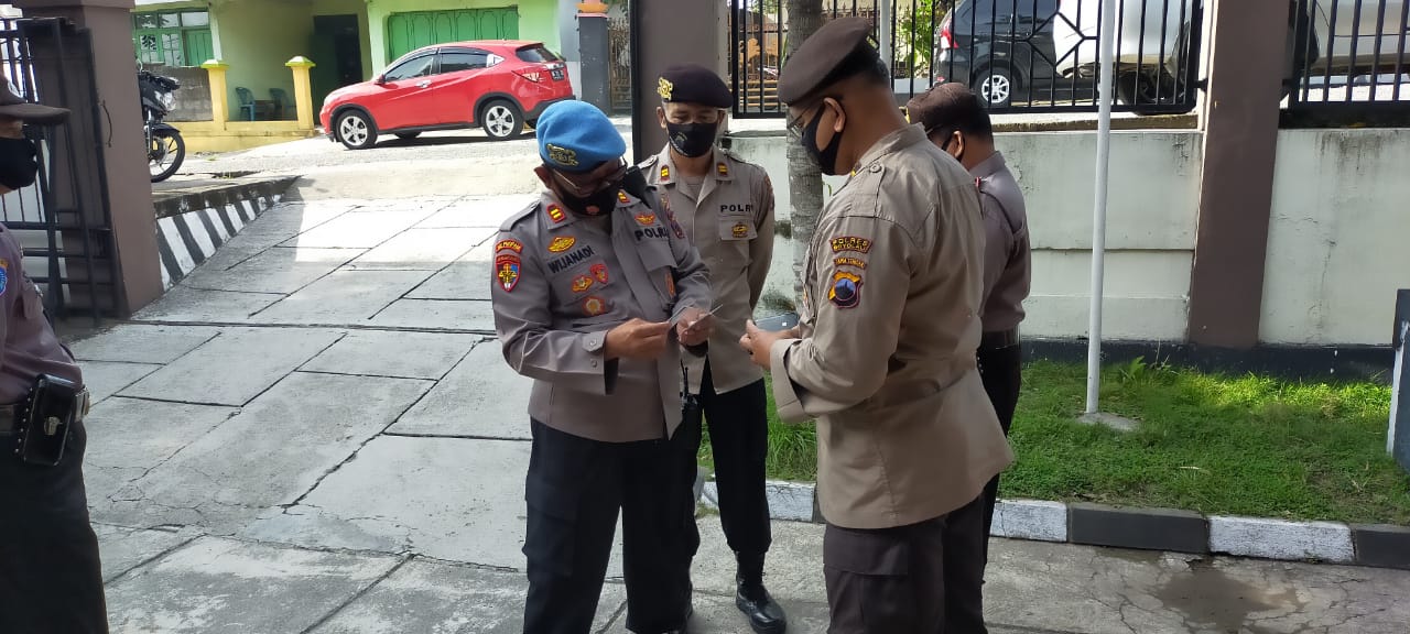 Jaga Kedisiplinan Sie Propam Polres Boyolali Sidak Di Polsek Musuk