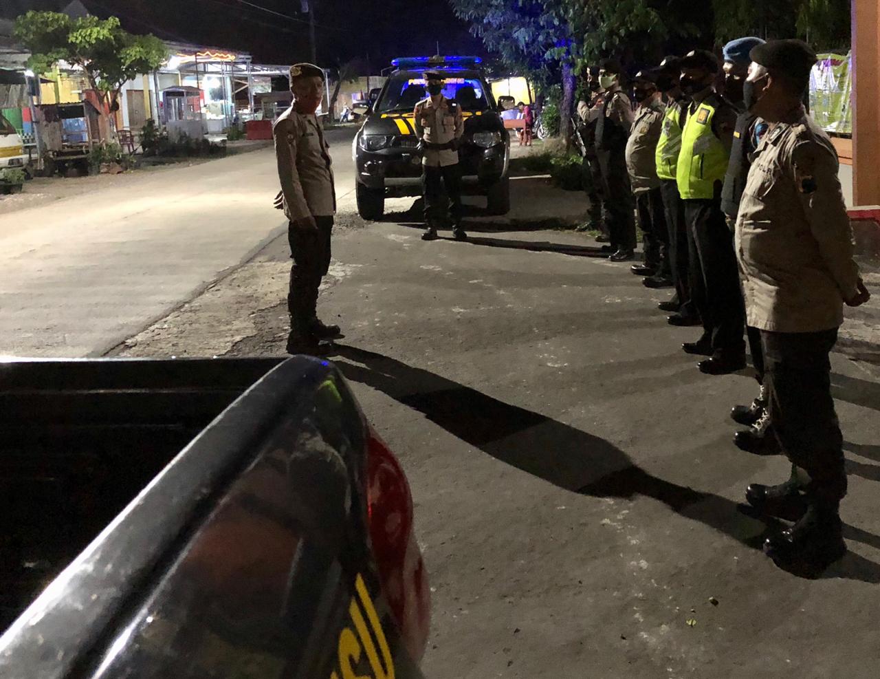 Polsek Jajaran Utara Polres Boyolali melaksanakan kegiatan Patroli BLP bersinggungan