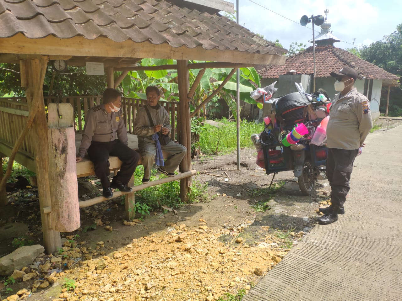 Patroli BLP Siang Polres Boyolali, Antisipasi 3C serta Cegah Covid-19