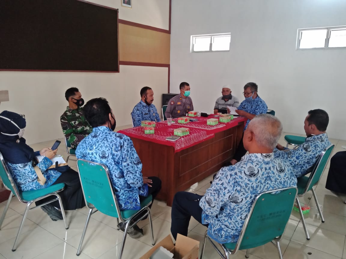 Kecamatan Musuk Kabupaten Boyolali Gelar Rakor Persiapan Pemilihan Bupati dan Wakil Bupati Boyolali Masa Pandemi Covid-19