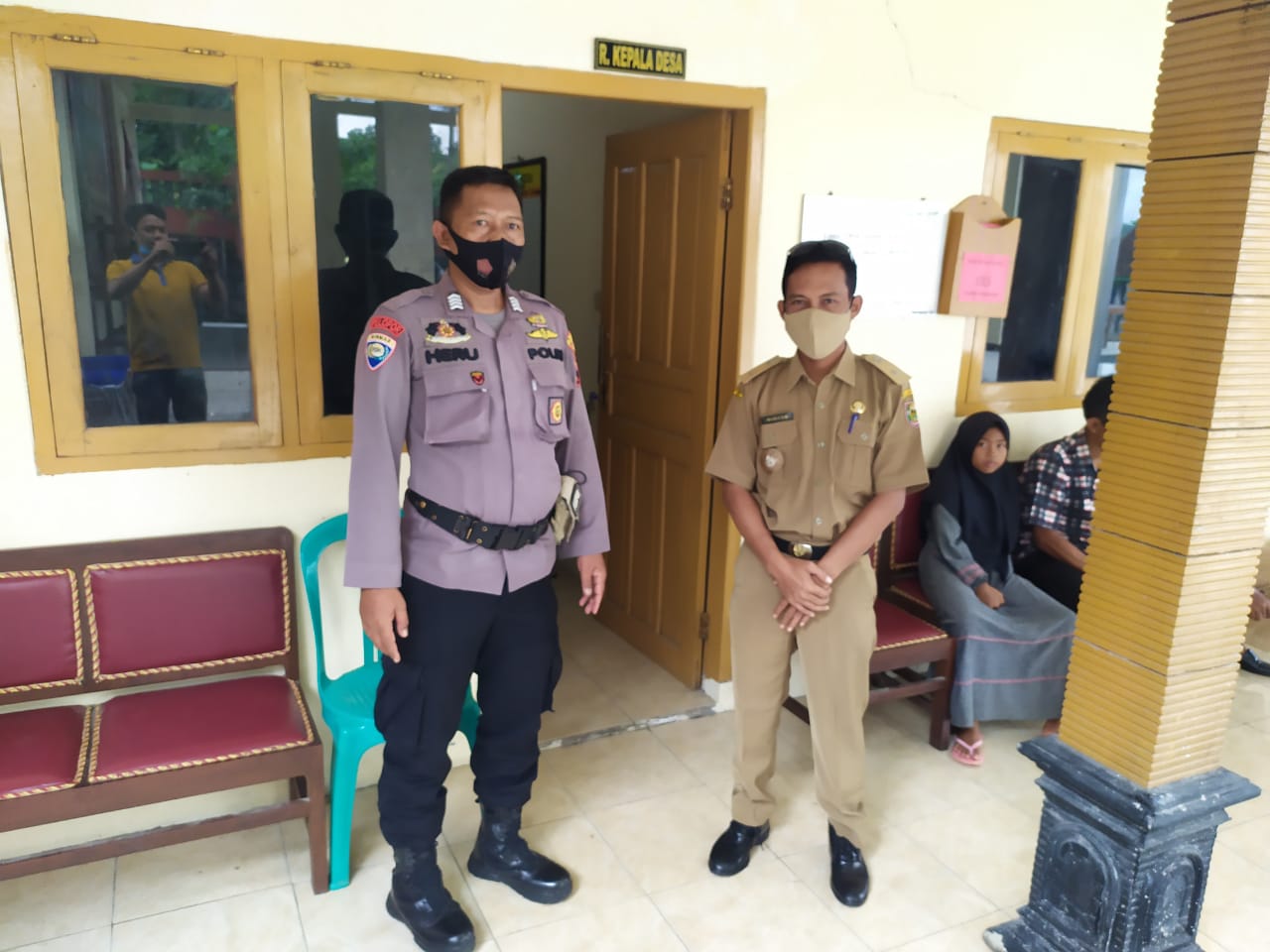 Cipta Kondisi Menjelang Pilkades Polsek Wonosegoro