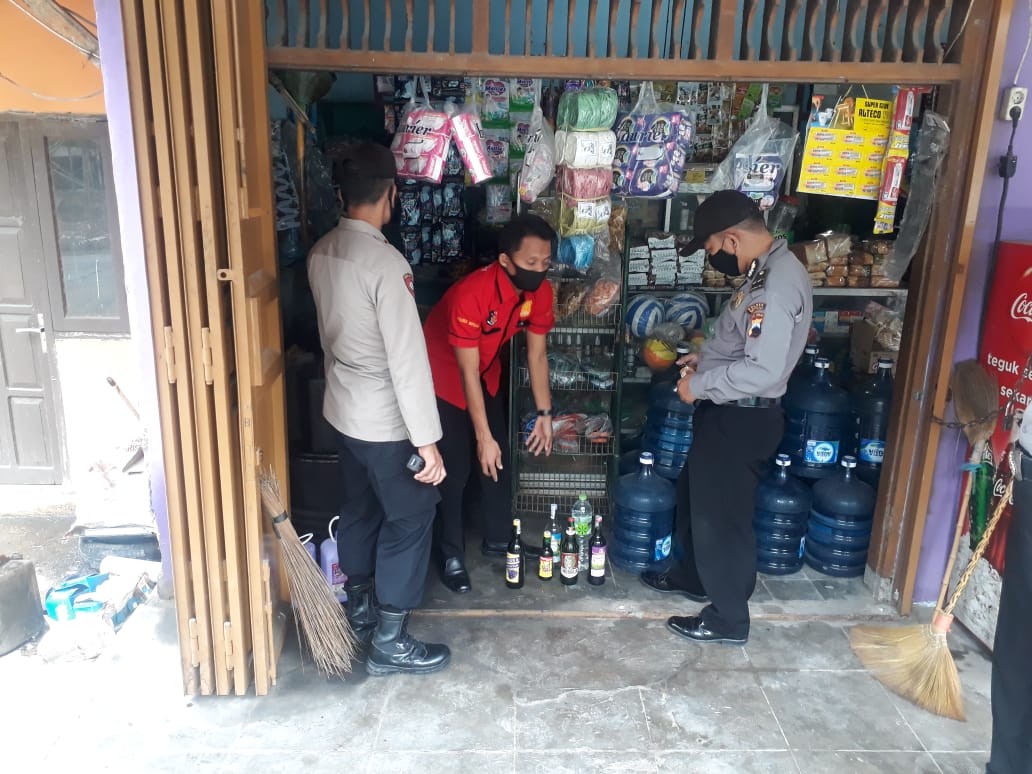 “Polsek Musuk Polres Boyolali Gelar Operasi Miras Dalam Rangka Cipta Kondisi”