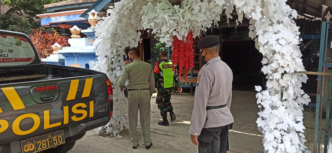 Tim Gugus Tugas Covid – 19 Kecamatan Klego Kabupaten Boyolali Tanpa Henti Tertibkan Warganya