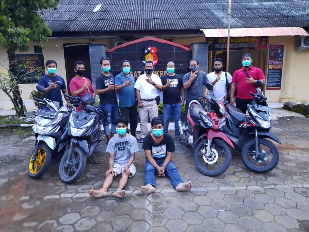 Dua Residivis Curanmor Berulah Kembali, Dibekuk Polres Pekalongan Kota