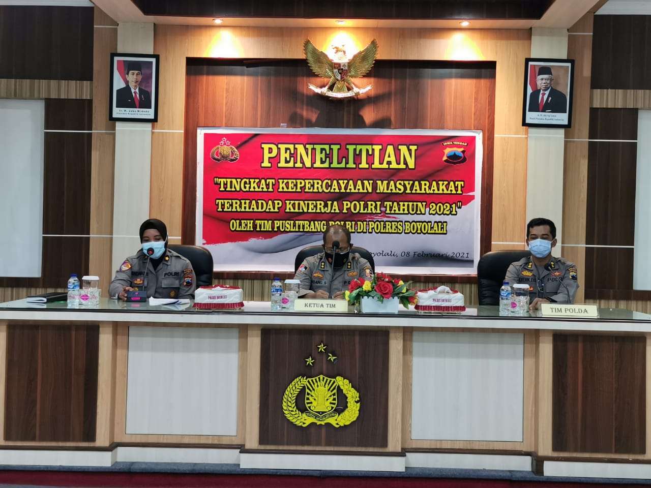 PENELITIAN “TINGKAT KEPERCAYAAN MASYARAKAT TERHADAP KINERJA POLRI TAHUN 2021”