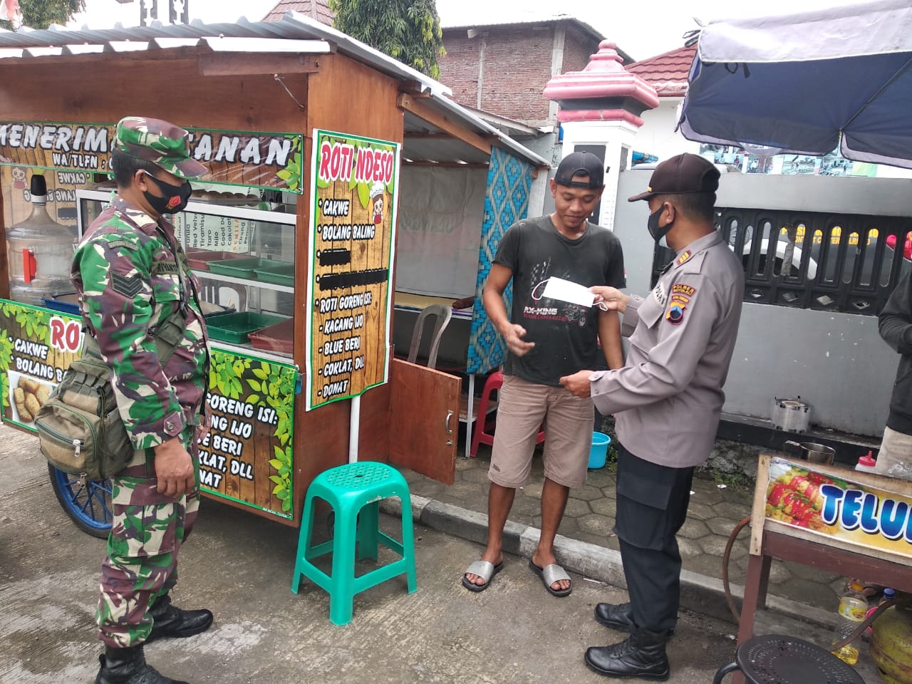 Polsek Wonosegoro Polres Boyolali Ops Yustisi Masa PPKM Berbasis Mikro