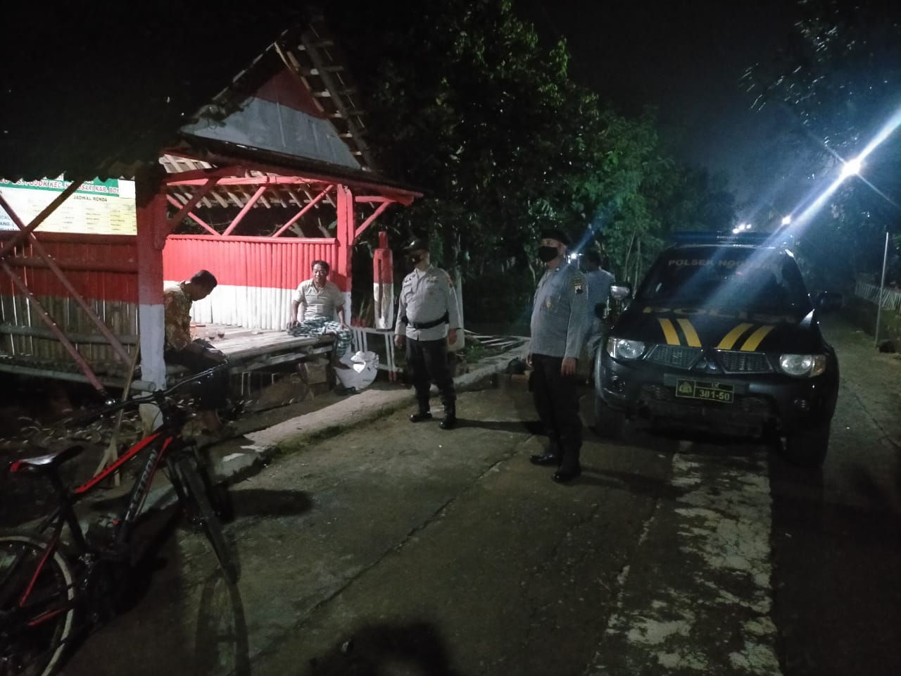 Sembari Patroli, Polres Boyolali Ingatkan Disiplin Prokes