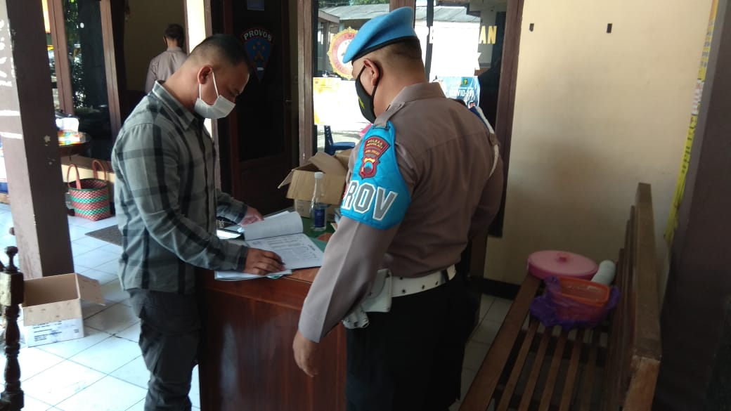 Polsek Teras Menerima Kunjungan Team Supervisi dari Polres Boyolali.