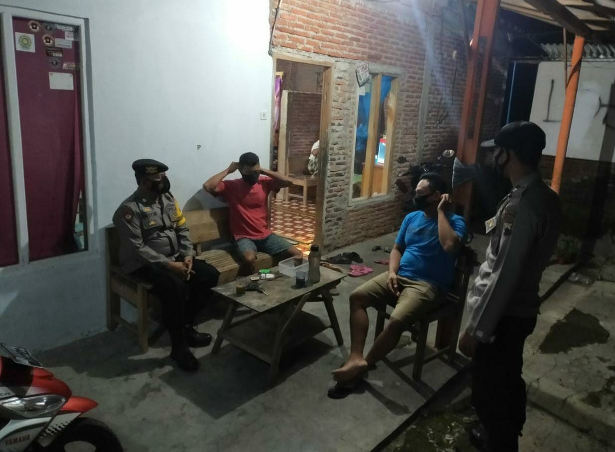 Polsek Juwangi Polres Boyolali Patroli BLP Malam, Cegah Gangguan Kamtibmas serta Cegah Covid -19