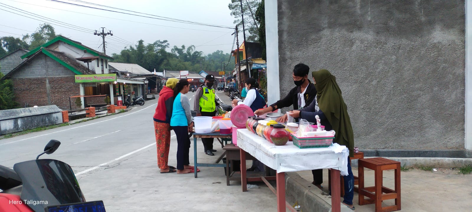 Polsek Selo Polres Boyolali Laksanakan Operasi Yustisi Pendisiplinan Protokol Kesehatan di wilayah Kecamatan Selo