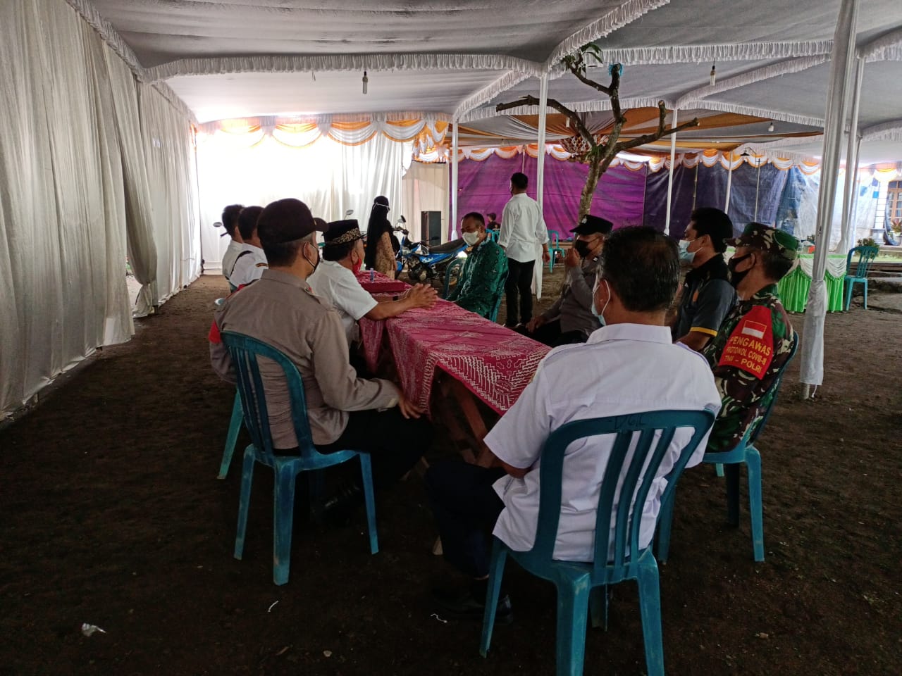 Satgas Kecamatan Cepogo Edukasi Warga Yang Akan Hajatan