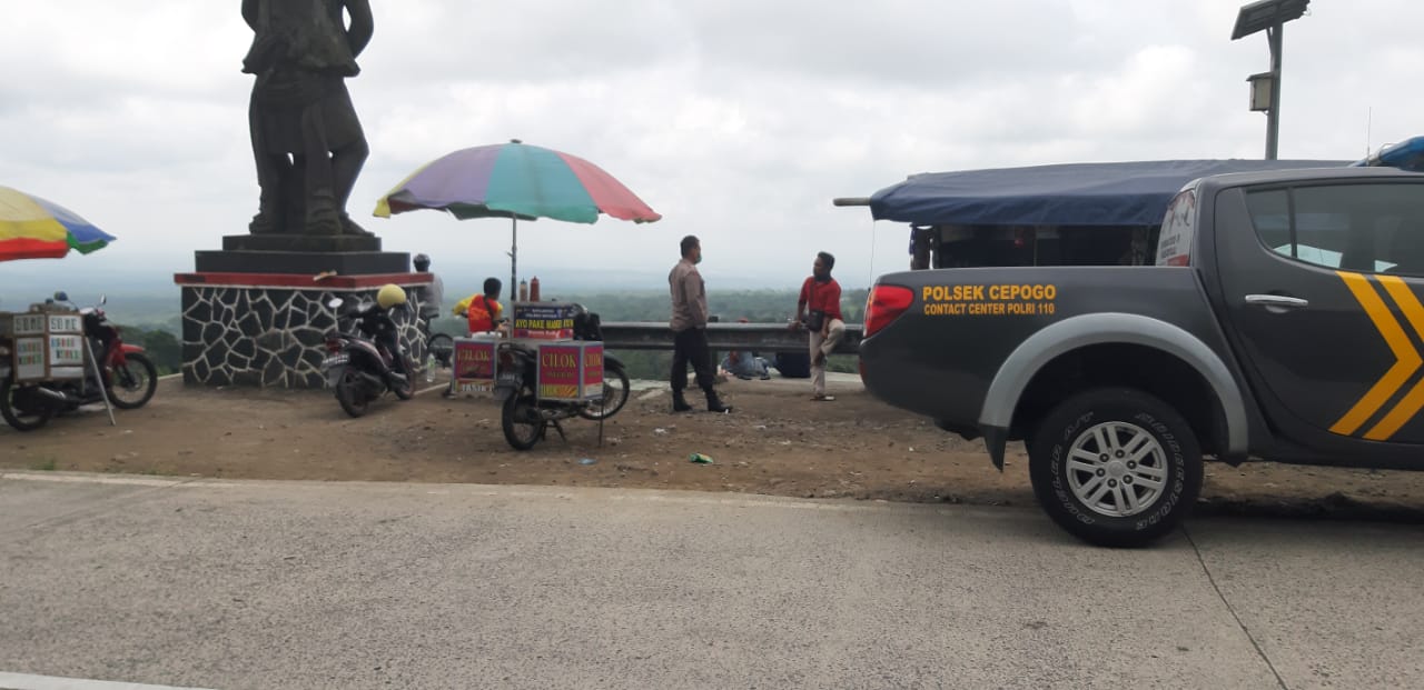 Hari Minggu, Patroli Polsek Cepogo Polres Boyolali Sasar Tempat Wisata