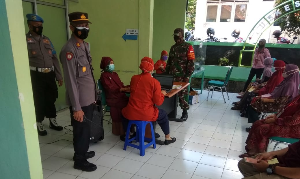 “Serbuan Vaksinasi Nasional TNI-Polri di Wilayah Hukum Polsek Musuk Polres Boyolali”