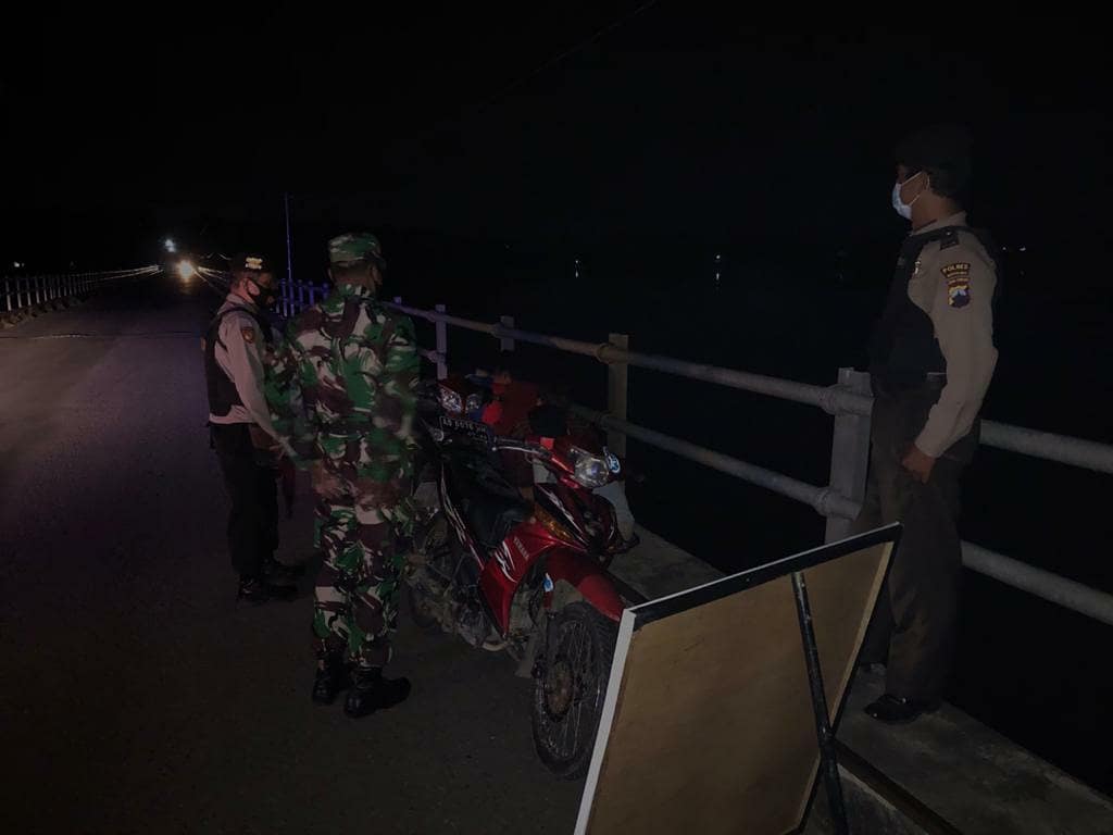 Jelang PPKM Darurat Jawa-Bali, TNI dan Polres Boyolali  tingkatkan Patroli malam.