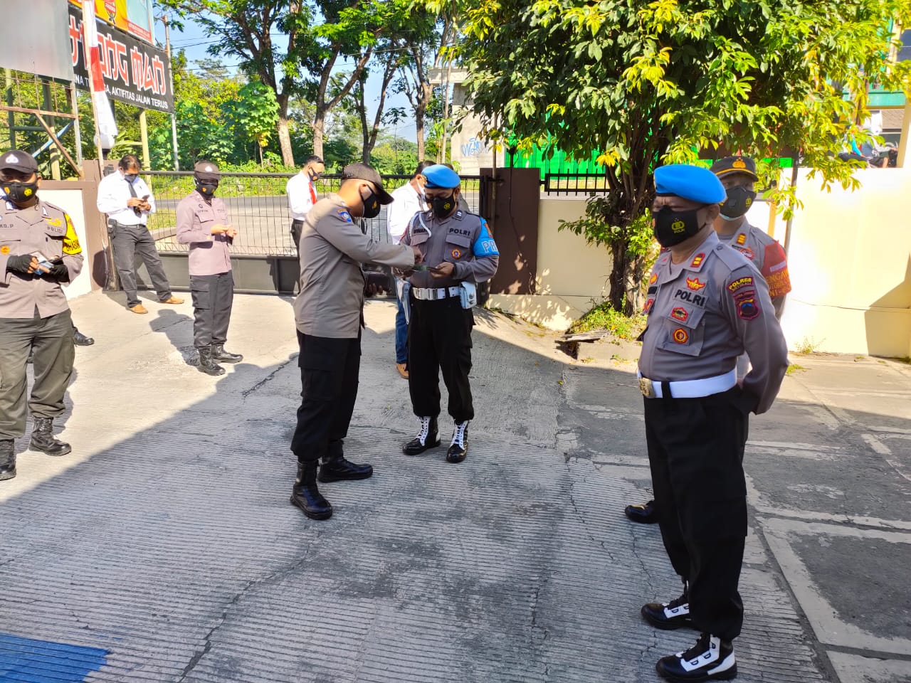 Sie Propam Polres Boyolali Sidak Gaktibplin Di Polsek Mojosongo