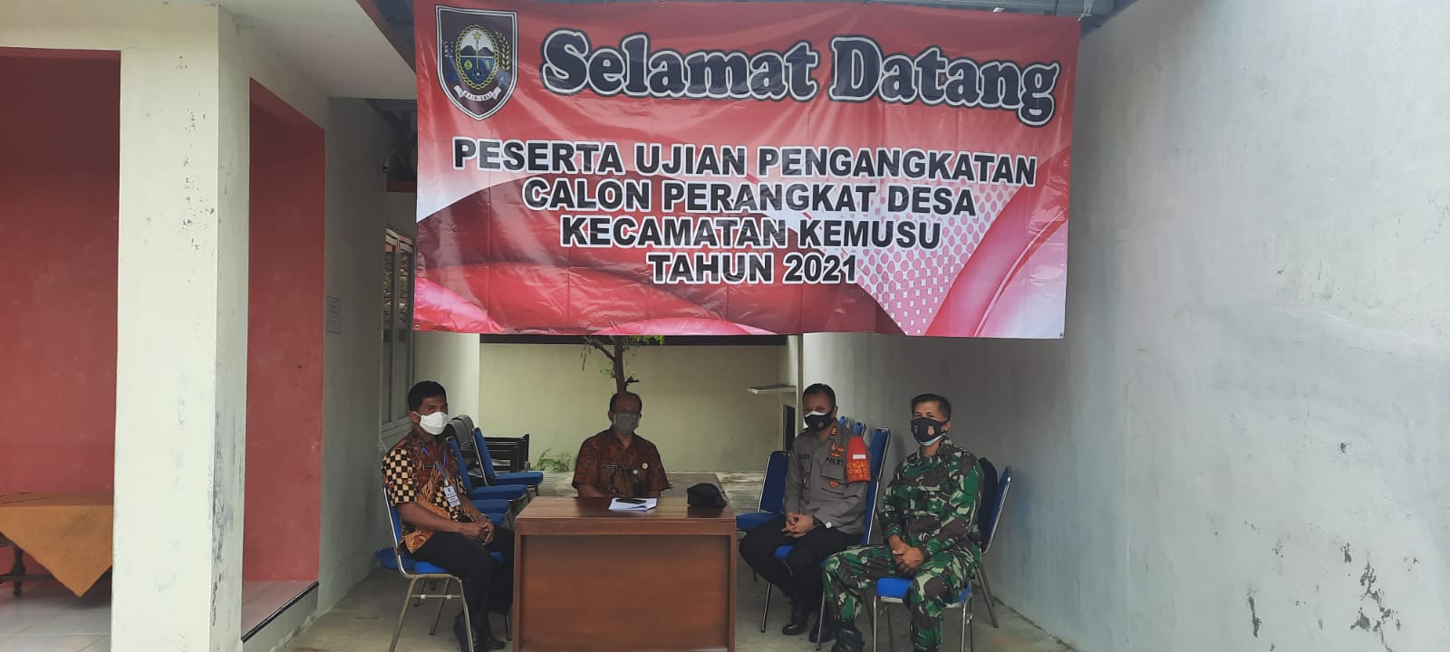 Forkopimcam Kemusu monitoring Tes Tertulis Pengangkatan Perangkat Desa