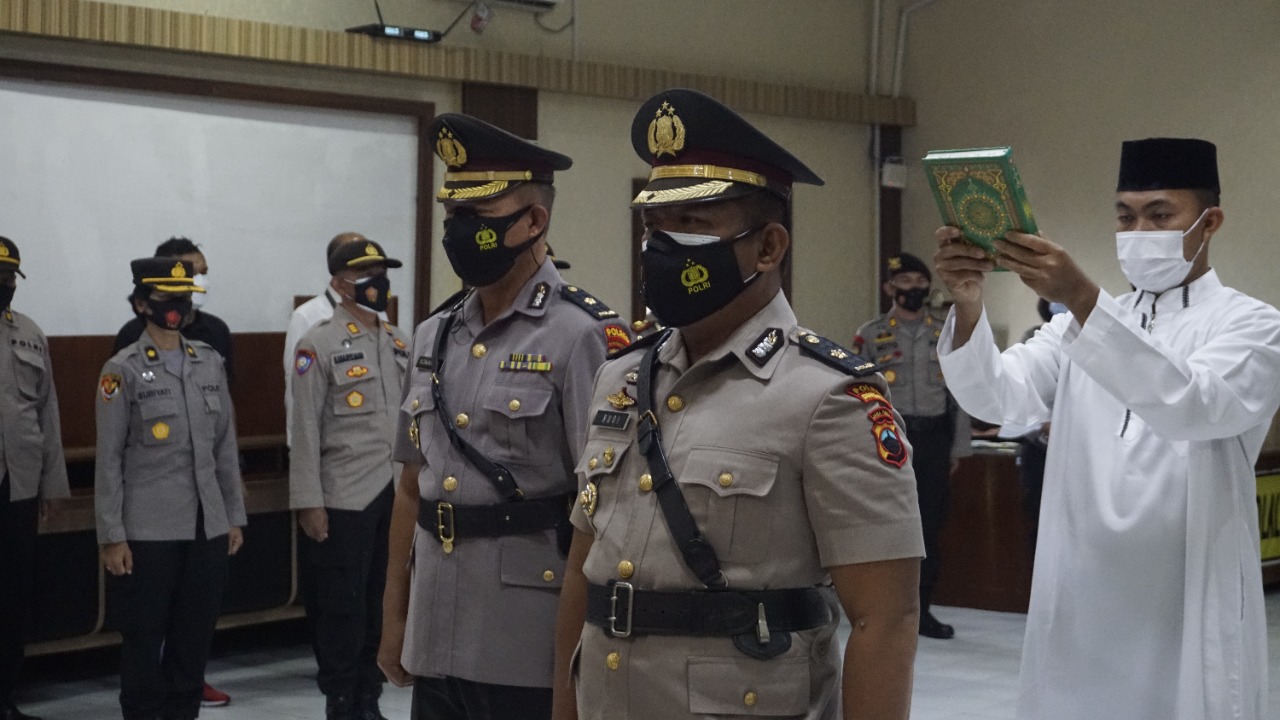 Serah Terima Kepala Bagian Operasi Polres Boyolali