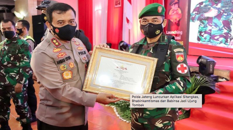 Terobosan Kreatif, Polda Jateng Luncurkan Aplikasi Sitangkas