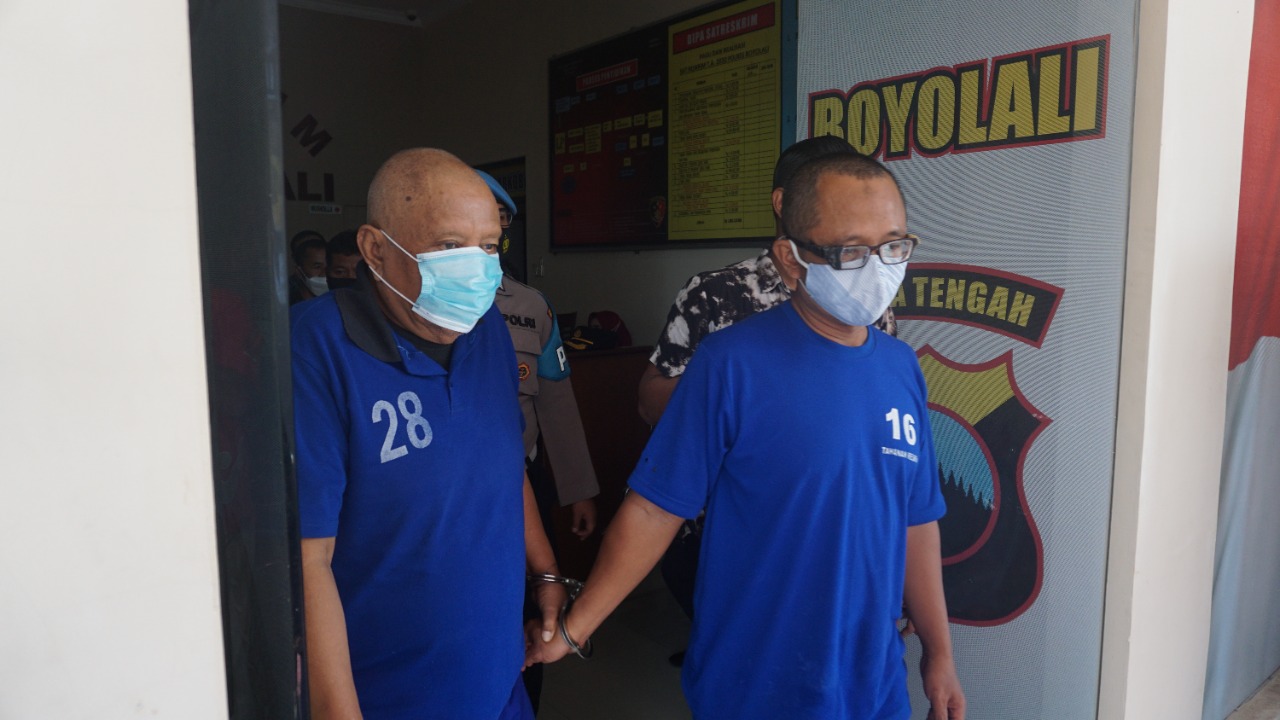 Seorang Kakek Ditangkap Polres Boyolali Setelah Gasak 16 Laptop di SDN 1 Girirejo