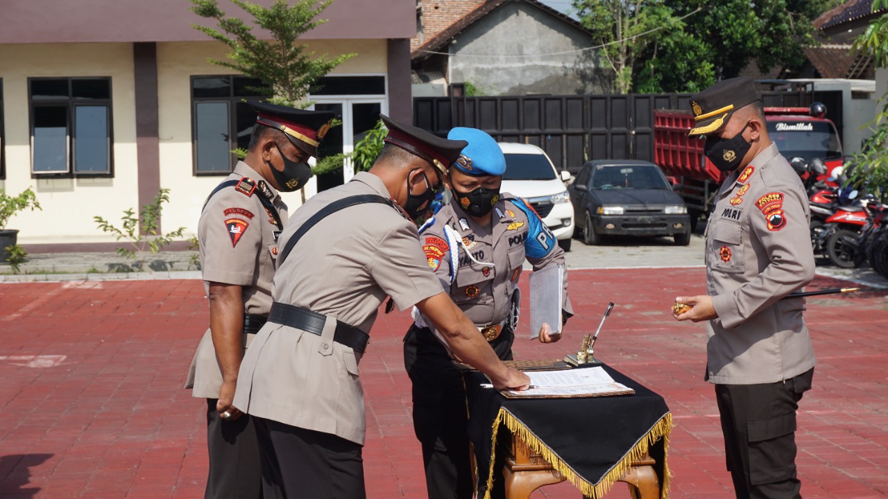 Pimpin Serah Terima Jabatan, Kapolres Boyolali Minta Pejabat Baru Siap Hadapi Tantangan