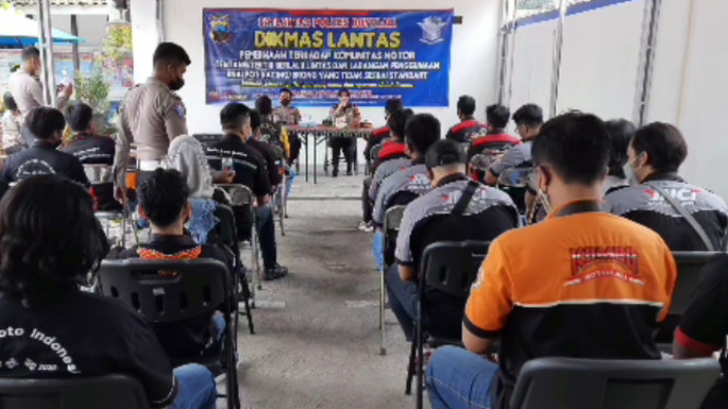 Sasar Komunitas Motor, Satlantas Boyolali Beri Pendidikan Berlalu Lintas
