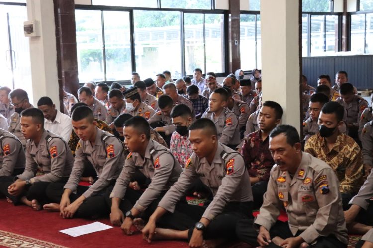 Polres Boyolali Doa Bersama dan Istighosah Untuk Pilkades Kabupaten Boyolali Yang Aman, Sehat, Selamat dan Kondusif