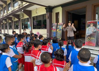 Polisi Sahabat Anak, Polres Boyolali Menerima Kunjungan TK Santo Fransiskus Boyolali