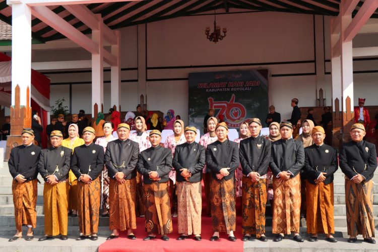 Kapolres Boyolali Ikuti Prosesi Adat Hari Jadi Kabupaten Boyolali ke 176