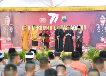 Peringati Hari Bhayangkara 2023, Polda Jateng Gelar Doa Bersama Lintas Agama