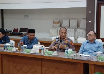 Tim Satgas PPIH Embarkasi Haji Solo Laksanakan Anev Pelayanan Kepulangan Haji Minggu Pertama di hadiri Kapolres Boyolali